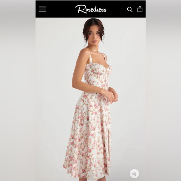 Beautiful floral dress - Picture 3 of 7